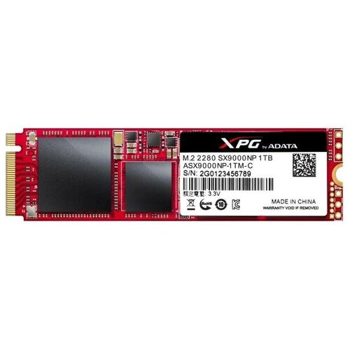 Твердотельный накопитель SSD M2 1Tb A-Data SX9000 Read 2800Mbs Write 1450Mbs PCI-E ASX9000NP-1TM-C 2204600₽