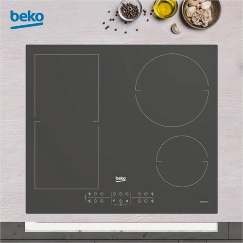 Изображение товара Электрическая варочная панель Beko HII 64200 FMT 58 см, 4 конфорки стеклокерамика, черный