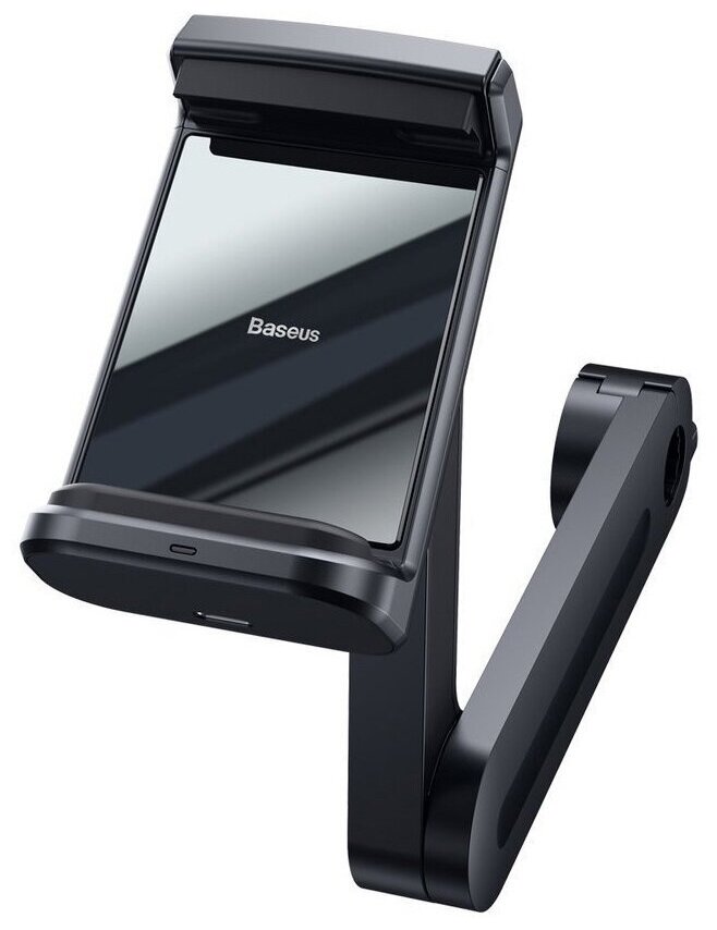 Автодержатель с функцией беспроводной зарядки Baseus Energy Backseat Holder 15W чёрный (WXHZ-01)