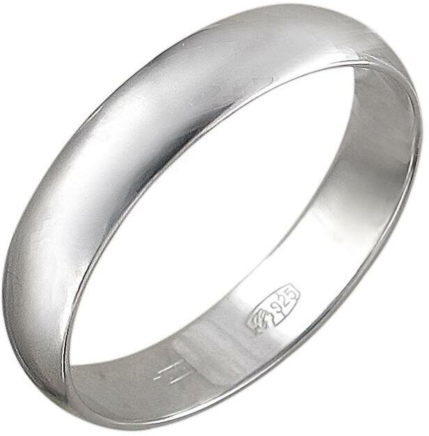Кольцо обручальное Эстет, серебро, 925 проба