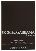 Туалетная вода DOLCE & GABBANA The One for Men Eau de Toilette 100 мл