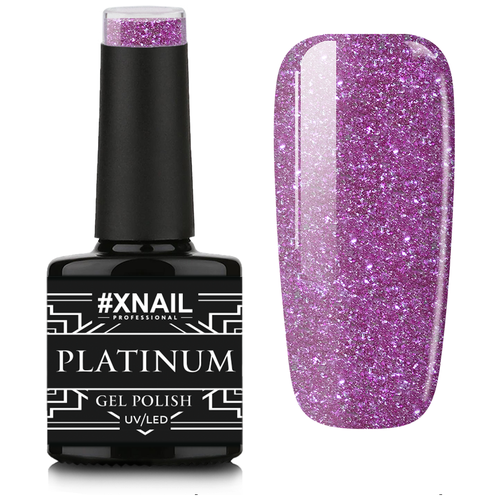 Гель лак XNAIL PROFESSIONAL Platinum жидкая фольга, для дизайна ногтей, 10 мл, № 26