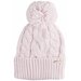 Шапка Michael Kors One Size женская розовая зимняя на флисовой подкладке Women`s Cable Knit Teddy Fleece lined winter hat