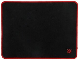 Коврик для мыши Defender Black M, игровой, 360x270x3 мм, чёрно-красный