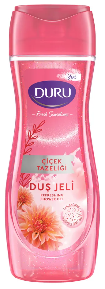 Гель для душа DURU Fresh Sensations, Цветочная свежесть, 450мл