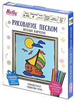 Molly фреска Рисование песком Весёлый парусник (M1715)