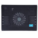 Охлаждающая подставка для ноутбука до 15,6 RIVACASE 5552 черная - изображение