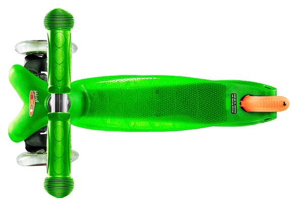 Самокат Mini Micro 3-х колесный зеленый - фото №4