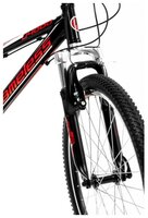 Подростковый горный (MTB) велосипед Nameless S4200 24 черный/красный 13" (требует финальной сборки)