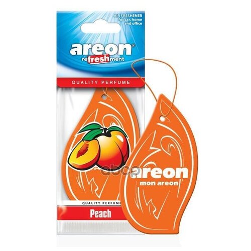 AREON MKS19 Ароматизатор подвесной сухой Areon REFRESHMENT Peach (Персик)
