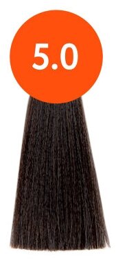 Краска для волос Ollin Professional N-JOY Крем-краска для седых волос 100мл, Цвет 5/0 светлый шатен