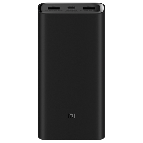 фото Аккумулятор xiaomi mi power bank 3 pro 20000 mah plm07zm, черный