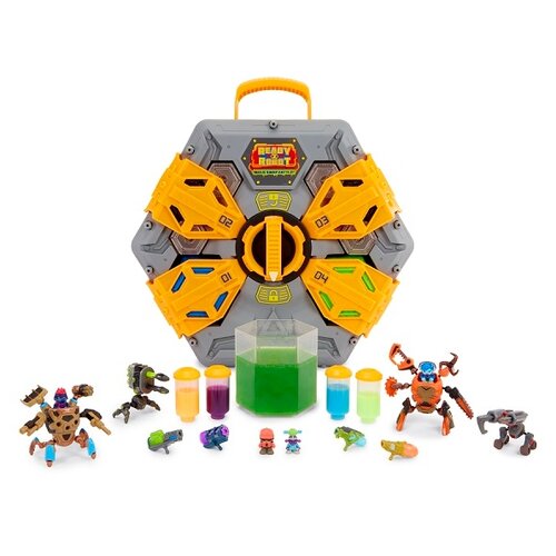 фото Игровой набор mga entertainment ready2robot surprise 551706 космический корабль/арена для сражений