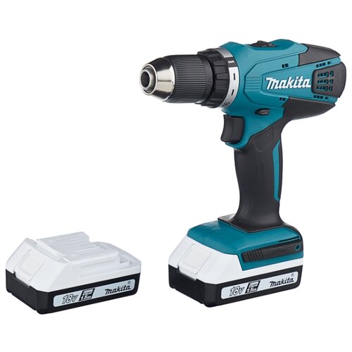 фото Аккумуляторная дрель-шуруповерт Makita DF457DWE 42 Н·м синий/черный