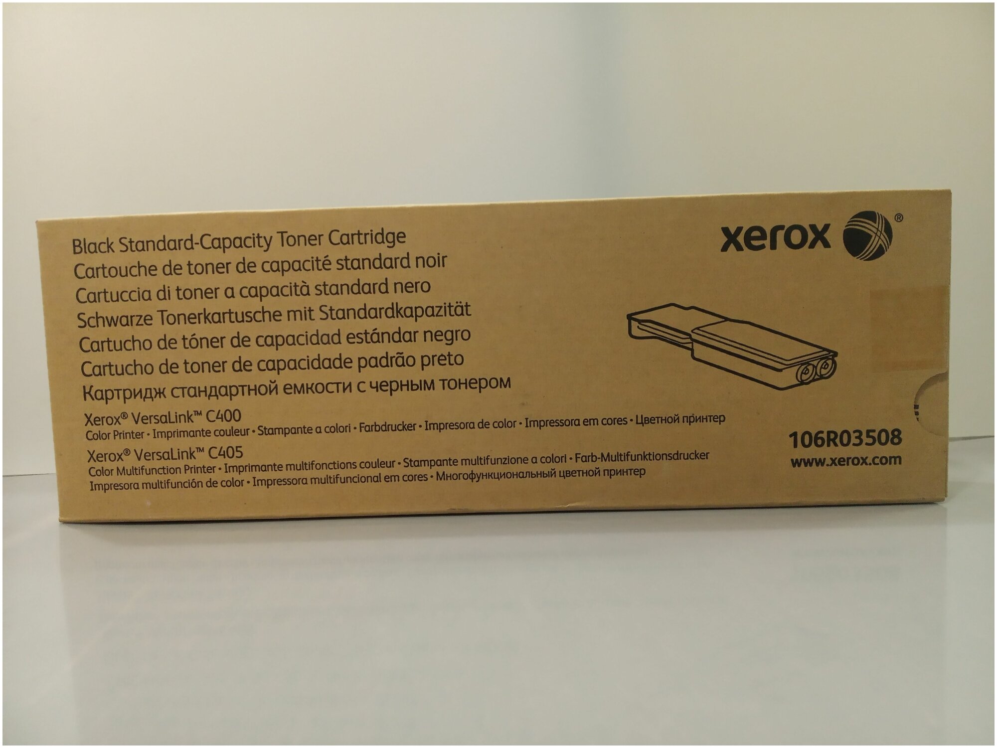 Картридж Xerox 106R03508 для VersaLink C400/C405 черный 2500стр - фото №3