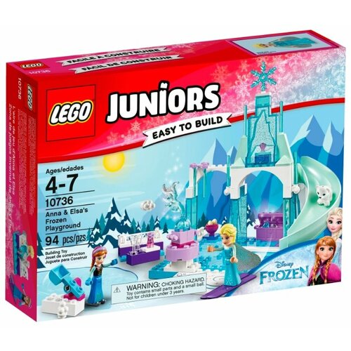 Конструктор LEGO Juniors 10736 Игровая площадка Эльзы и Анны, 94 дет.