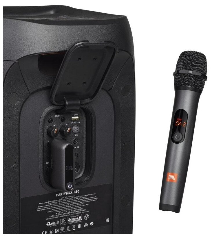 Микрофон JBL Wireless Microphone Set Black, беспров, 2шт (JBLWIRELESSMICRU)