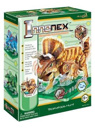 Научный опыт, "Динозавр" с красками, на батарейках, в коробке,37212