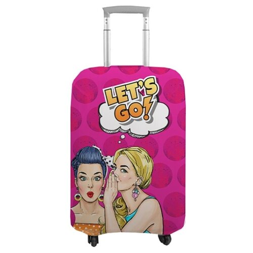 фото Чехол на чемодан 11779, s (55 см) сирень