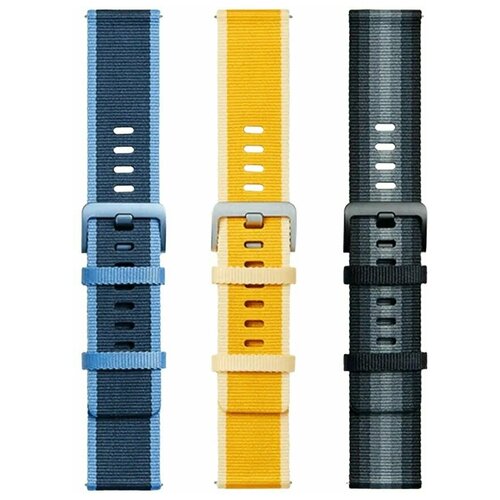 Ремешок для смарт-часов Xiaomi Watch S1 Active Braided Nylon Strap Maize Yellow