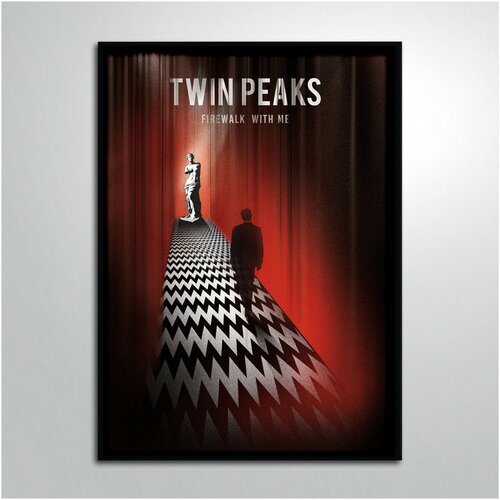 Постер в раме/Твин Пикс Дэвид Линч Скульптура Twin Peaks