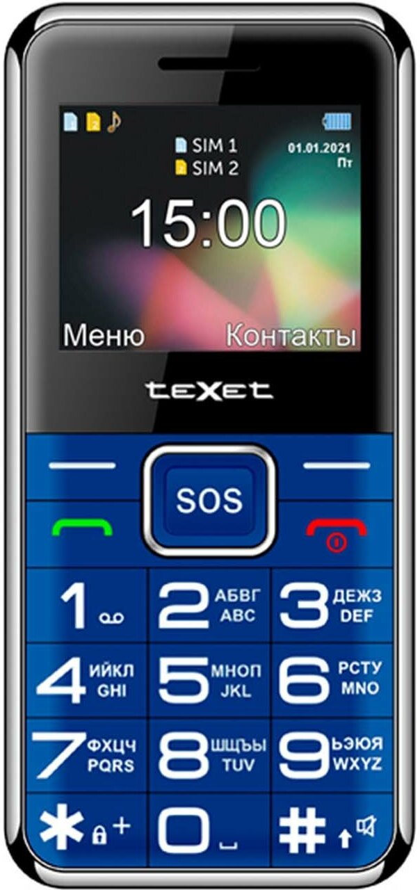 Сотовый телефон teXet TM-B319 Blue