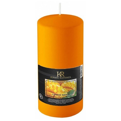 Свеча ароматическая , Сочное манго, 12 см