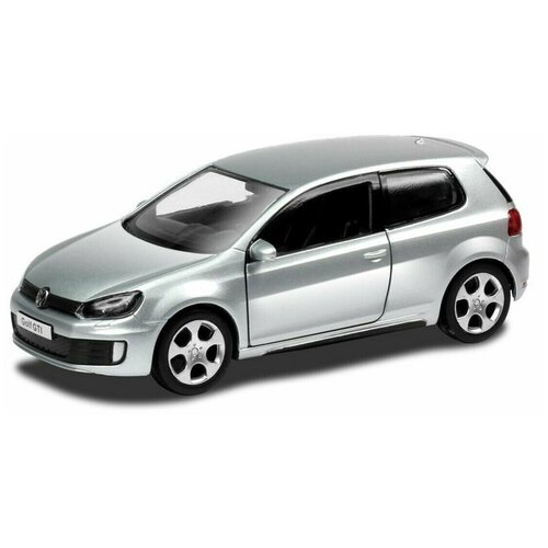 Машинка металлическая Uni-Fortune RMZ City Volkswagen Golf GTI серебряный, 1 шт