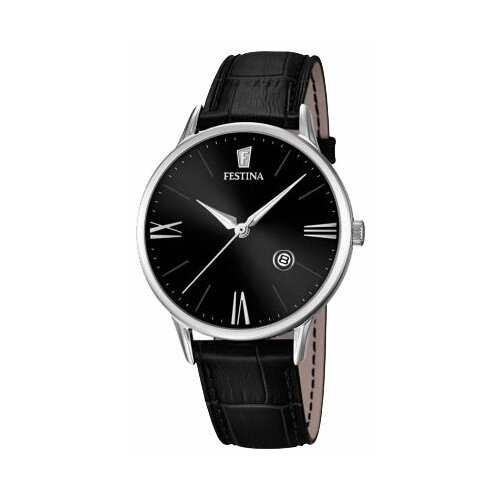 Наручные часы FESTINA Classics, серебряный, черный наручные часы festina classics серебряный черный