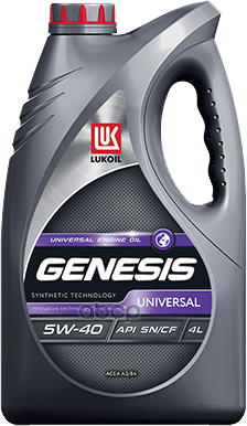 LUKOIL Масло Моторное Синтетическое Лукойл Genesis Universal 5W-40 4Л