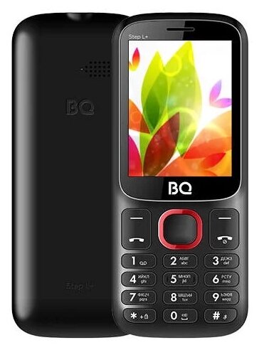 Мобильный телефон BQ 2440 Step L+ Black+Red .