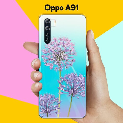 Силиконовый чехол на OPPO A91 Цветы 40 / для Оппо А91 дизайнерский силиконовый чехол для оппо а91 oppo a91 органические цветы