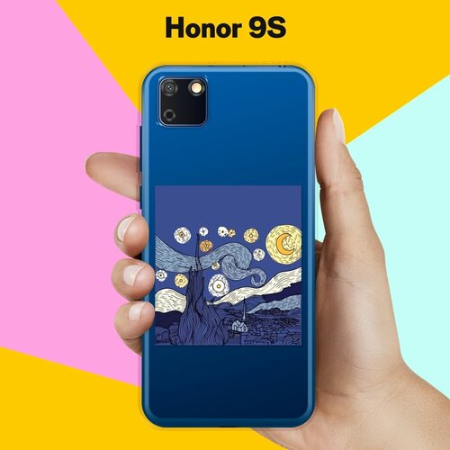 Силиконовый чехол Ночь на Honor 9S силиконовый чехол краски на honor 9s