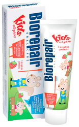 Зубная паста Biorepair Kids с экстрактом земляники для детей от 0 до 6 лет