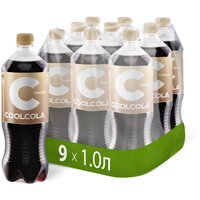 Напиток "Кул Кола Ванилла" ("Cool Cola Vanilla") безалкогольный сильногазированный, ПЭТ 1.0 (упаковка 9шт)