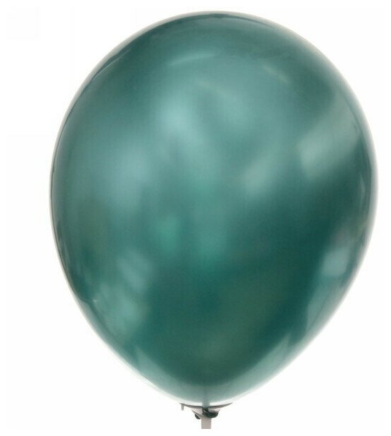 Воздушные шары «Металлик» 10шт 12»/30см зелёный