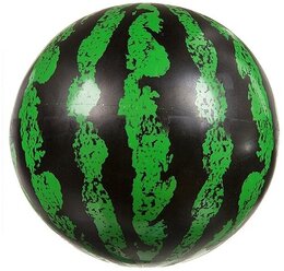 Мяч Арбуз, 22 см, зеленый/черный
