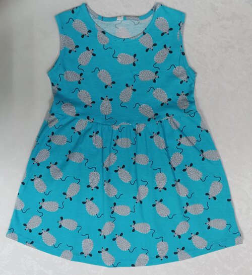 Платье, размер 52, голубой