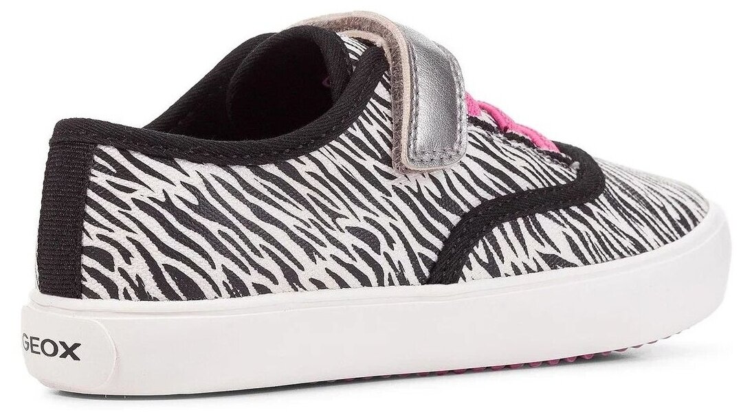 Кеды GEOX, размер 27, белый/черный — фото 1