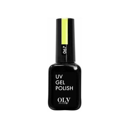 Olystyle гель-лак для ногтей UV Gel Polish, 67 мл, 067 неоновый желтый