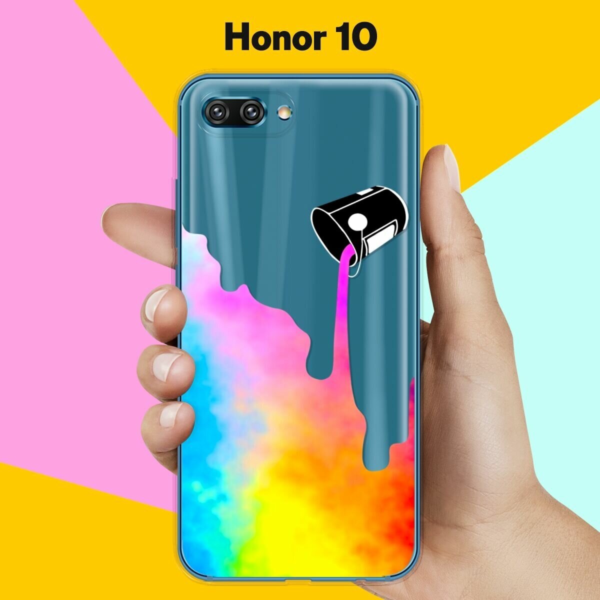 Силиконовый чехол на Honor 10 Краски / для Хонор 10