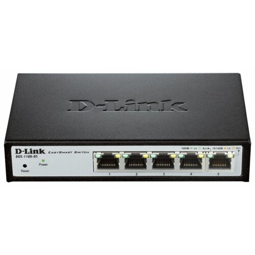 Коммутатор D-Link DGS-1100-05PDV2 (DGS-1100-05PDV2/A1A)