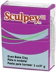 Полимерная глина Sculpey III 515 (фиолетовый), 57г