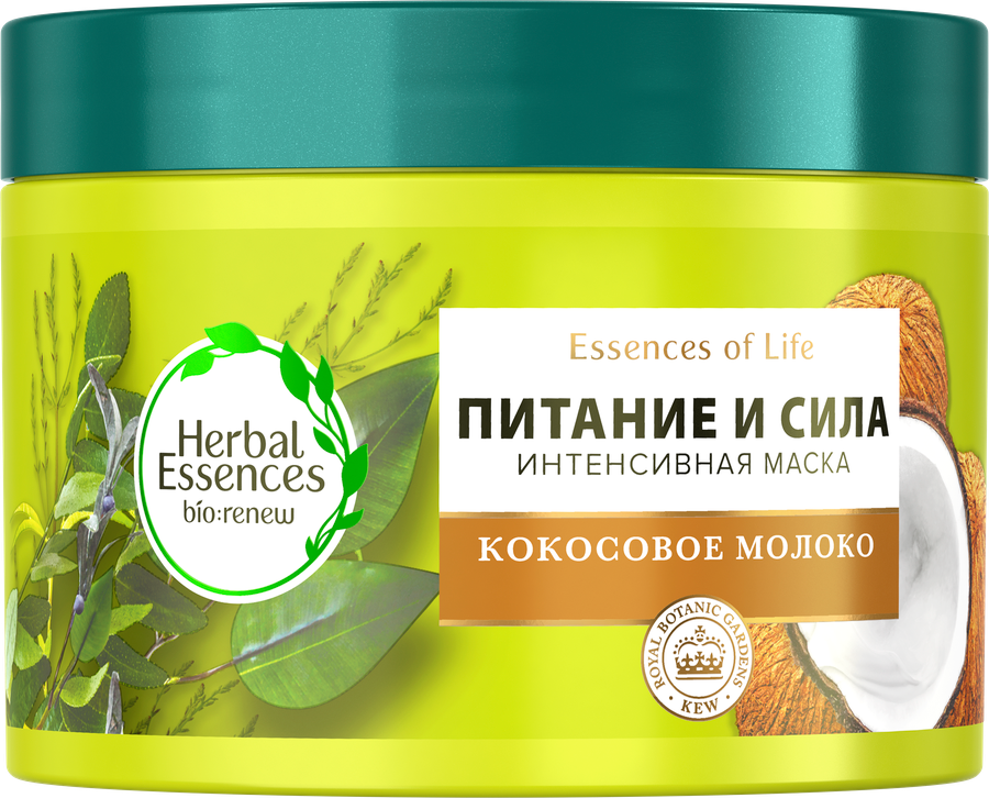 Mаска для волос Herbal Essences "Питание и сила" с кокосовым молоком, 450мл - фото №10