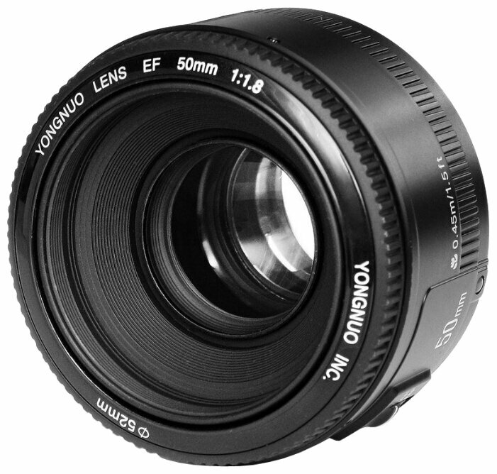 Объектив YongNuo AF 50mm f/1.8 Nikon F — купить по выгодной цене на Яндекс.Маркете