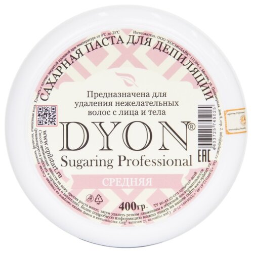 фото Паста для шугаринга dyon средняя 400 г