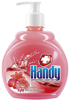 Мыло жидкое Clovin Handy Antibacterial Liquid Flowers 500 мл с дозатором бутылка