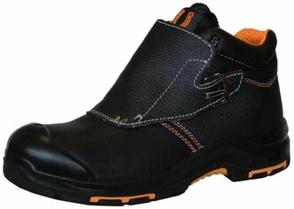 Ботинки сварщика Perfect Protection ПУ-нитрил черные с композитным подноском размер 41 (120318)