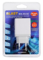 Сетевая зарядка BLAST BHA-351 QC белый