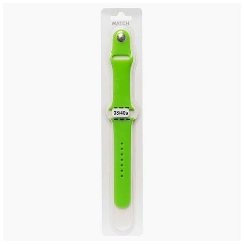 Ремешок ApW03 для Apple Watch 38/40 mm Sport Band Размер - L (Зеленый) ремешок для apple watch 38 40 41 мм sport с отверстиями зеленый размер m l
